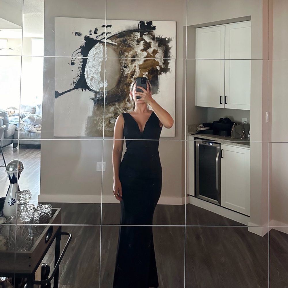 Black formal gown